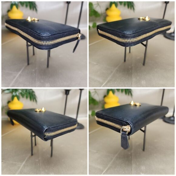 Authentic Fendi Vitello Liberty Century Lucido By The Way Zip Around Wallet - Picture 16 of 17